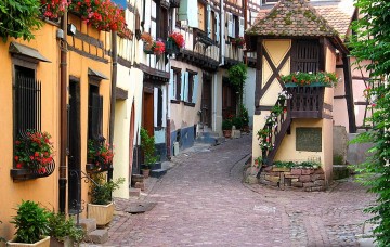 Village typique alsacien